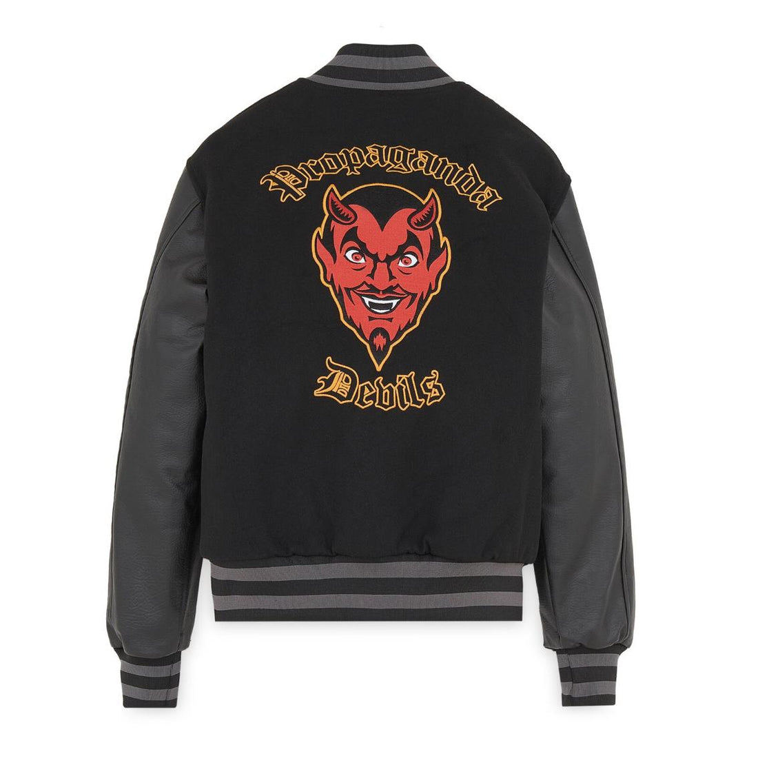 Giacca bomber Propaganda Varsity Mefisto black