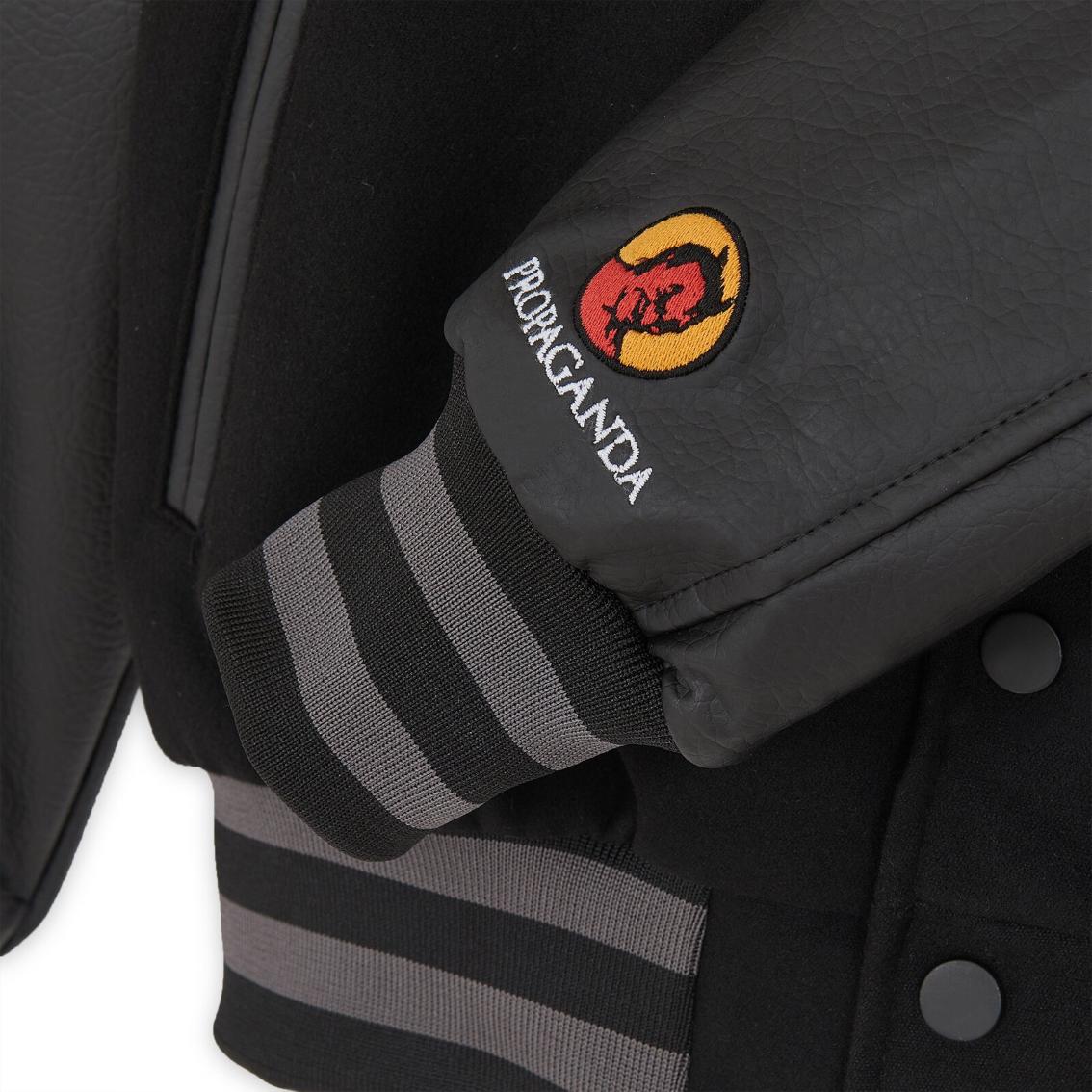 Giacca bomber Propaganda Varsity Mefisto black
