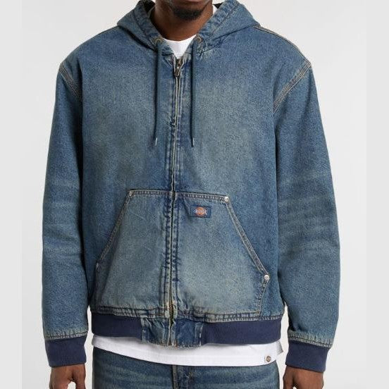 Giacche Dickies Hilham Hded Jkt Dk Indigo