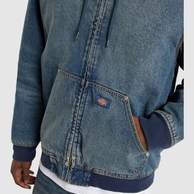 Giacche Dickies Hilham Hded Jkt Dk Indigo