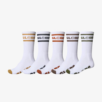 Globe Calze Tilt Hi 5PK White