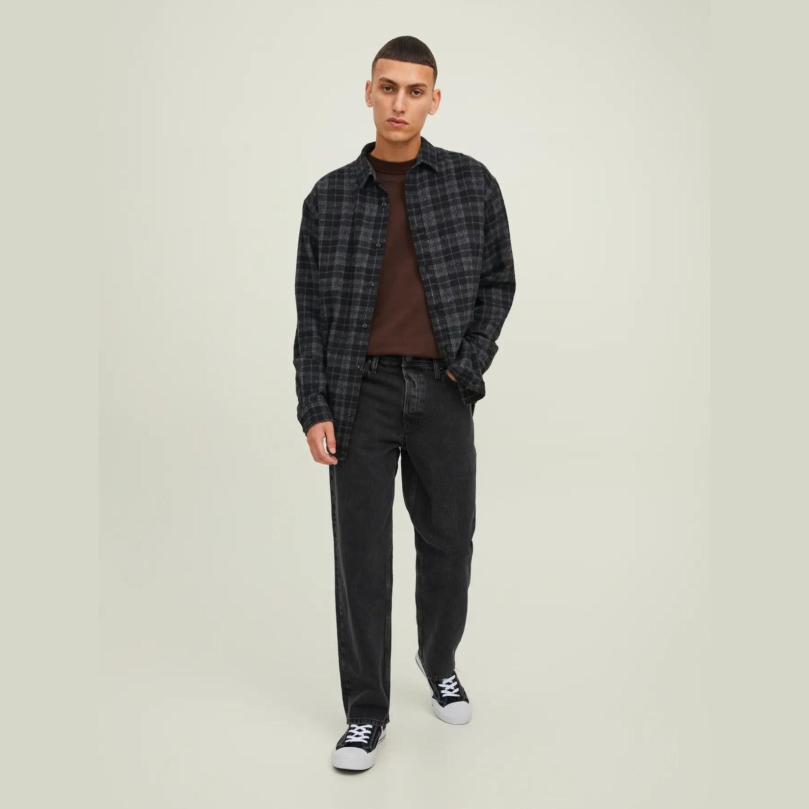 Jeans Jack & Jones Eddie Original 275 black denim