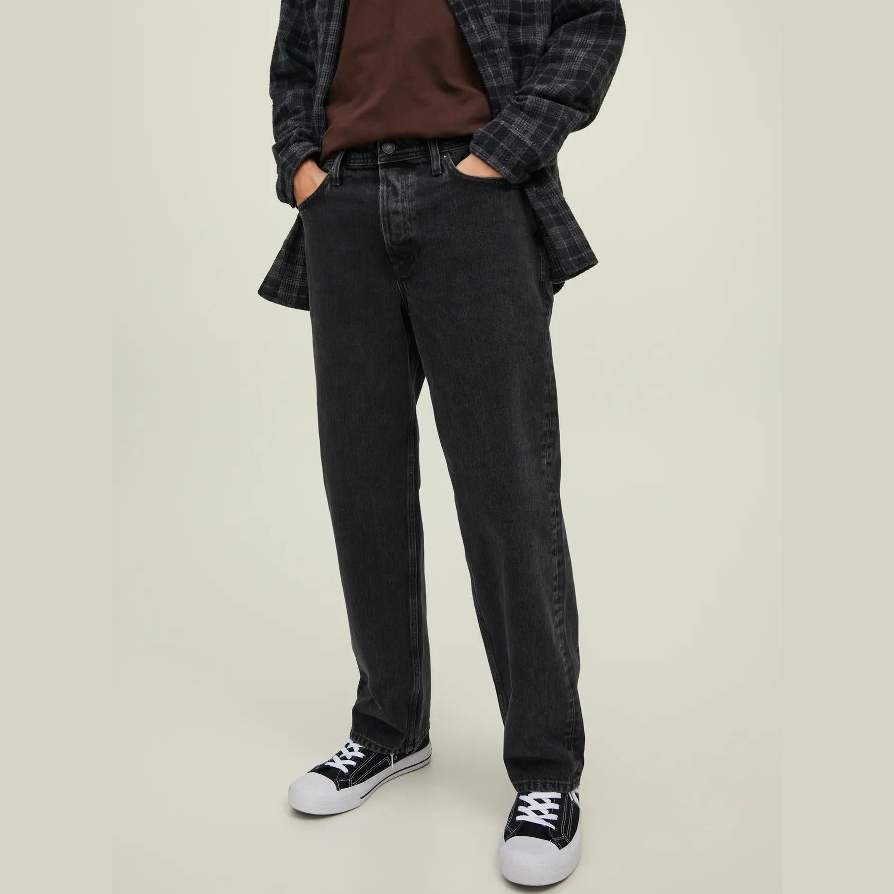 Jeans Jack & Jones Eddie Original 275 black denim
