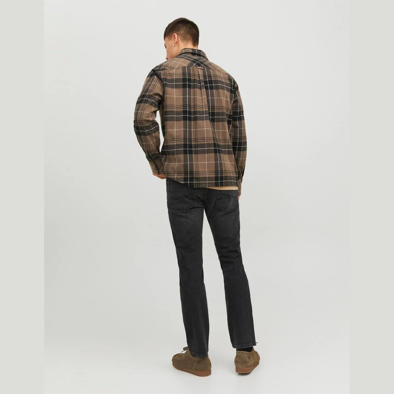 Jeans Jack & Jones Mike 425 Tapered Fit black denim