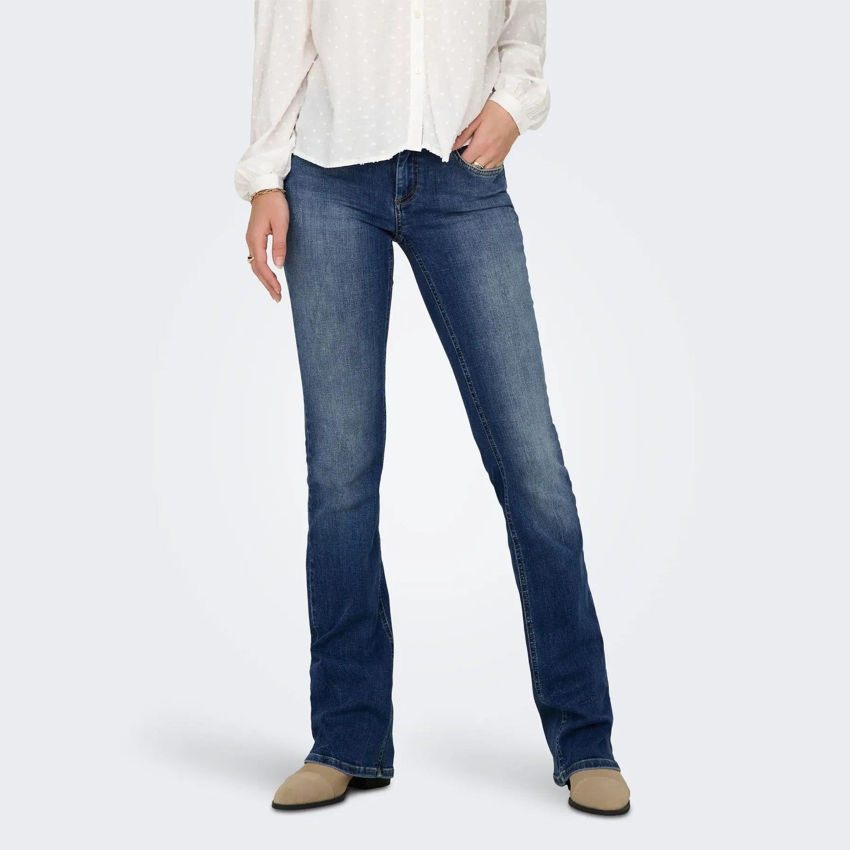 Jeans Only Blush Flared medium blue denim