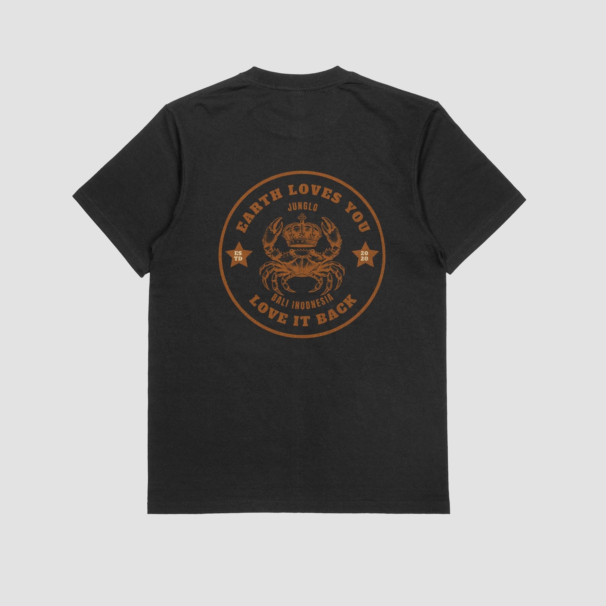 Junglo T-shirt Earth Love black