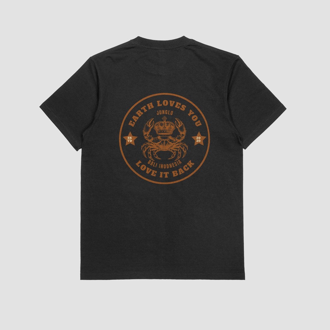 Junglo T-shirt Earth Love black