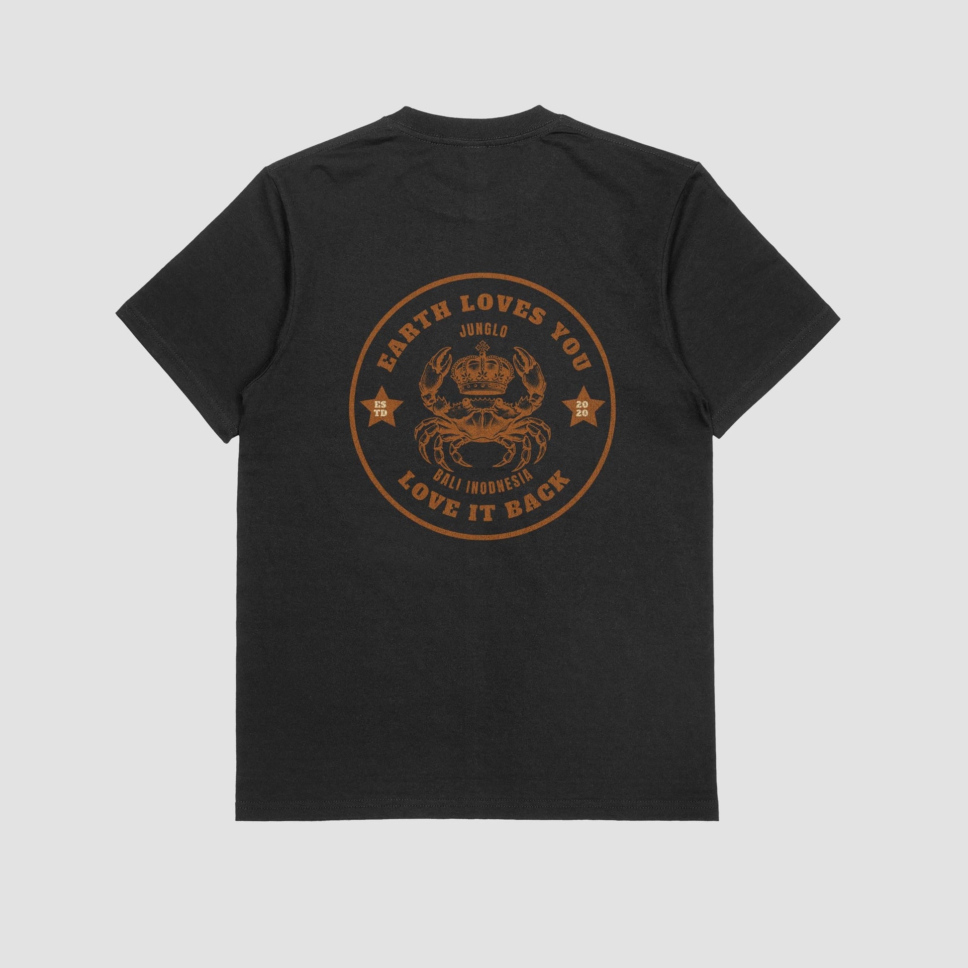 Junglo T-shirt Earth Love black