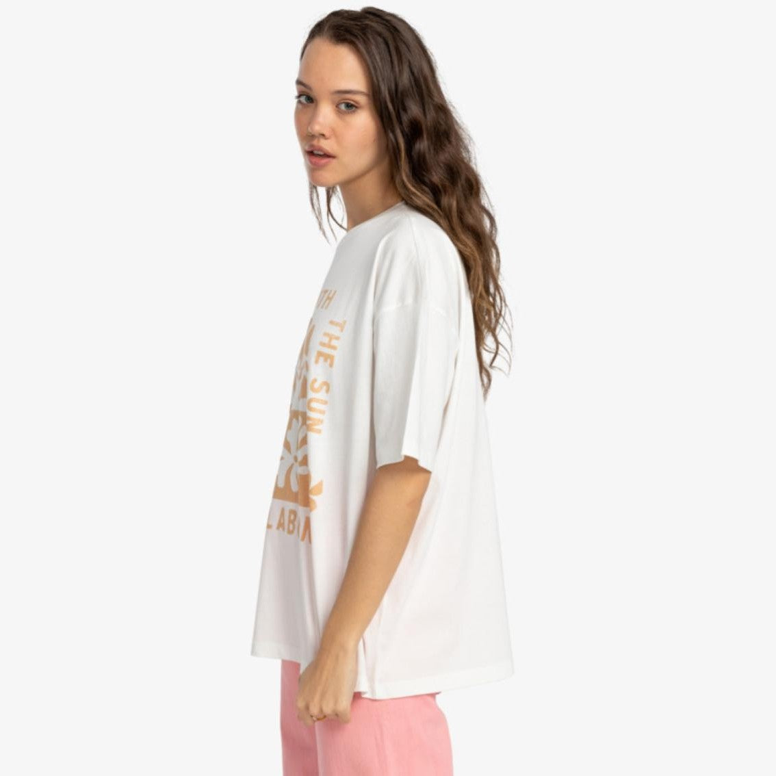 Maglietta T-shirt Billabong In Love With The Sun white