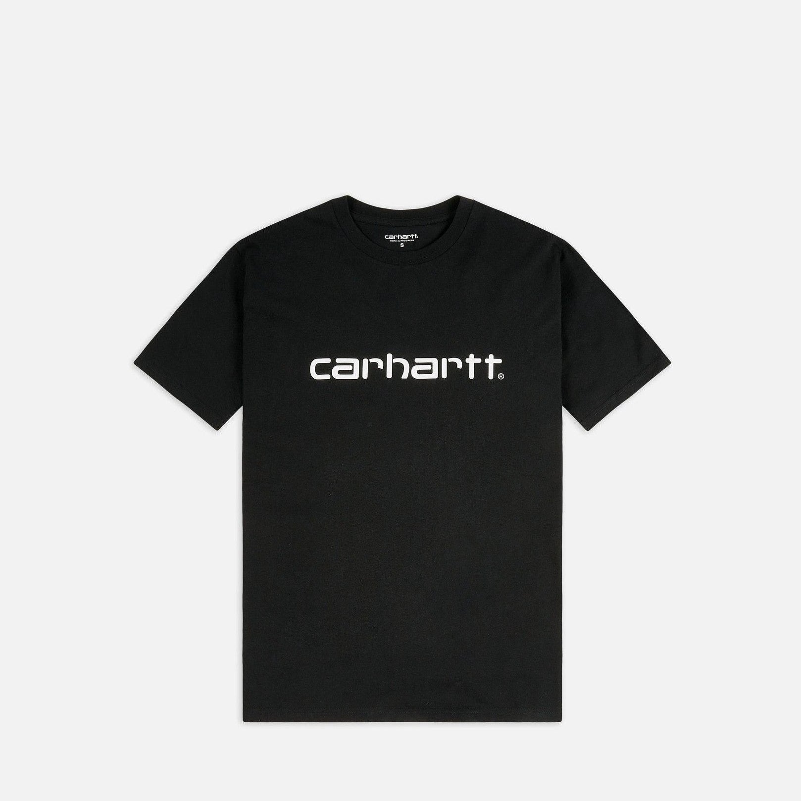 Maglietta T-shirt Carhartt Script black white