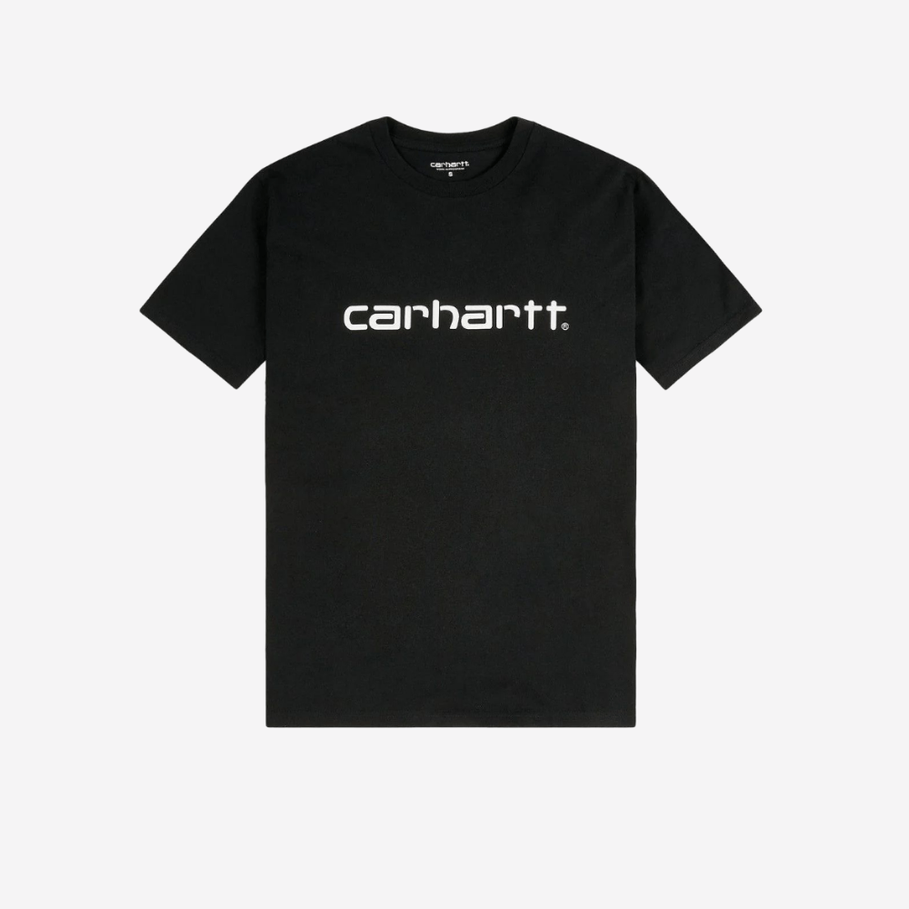 Maglietta T-shirt Carhartt Script black white