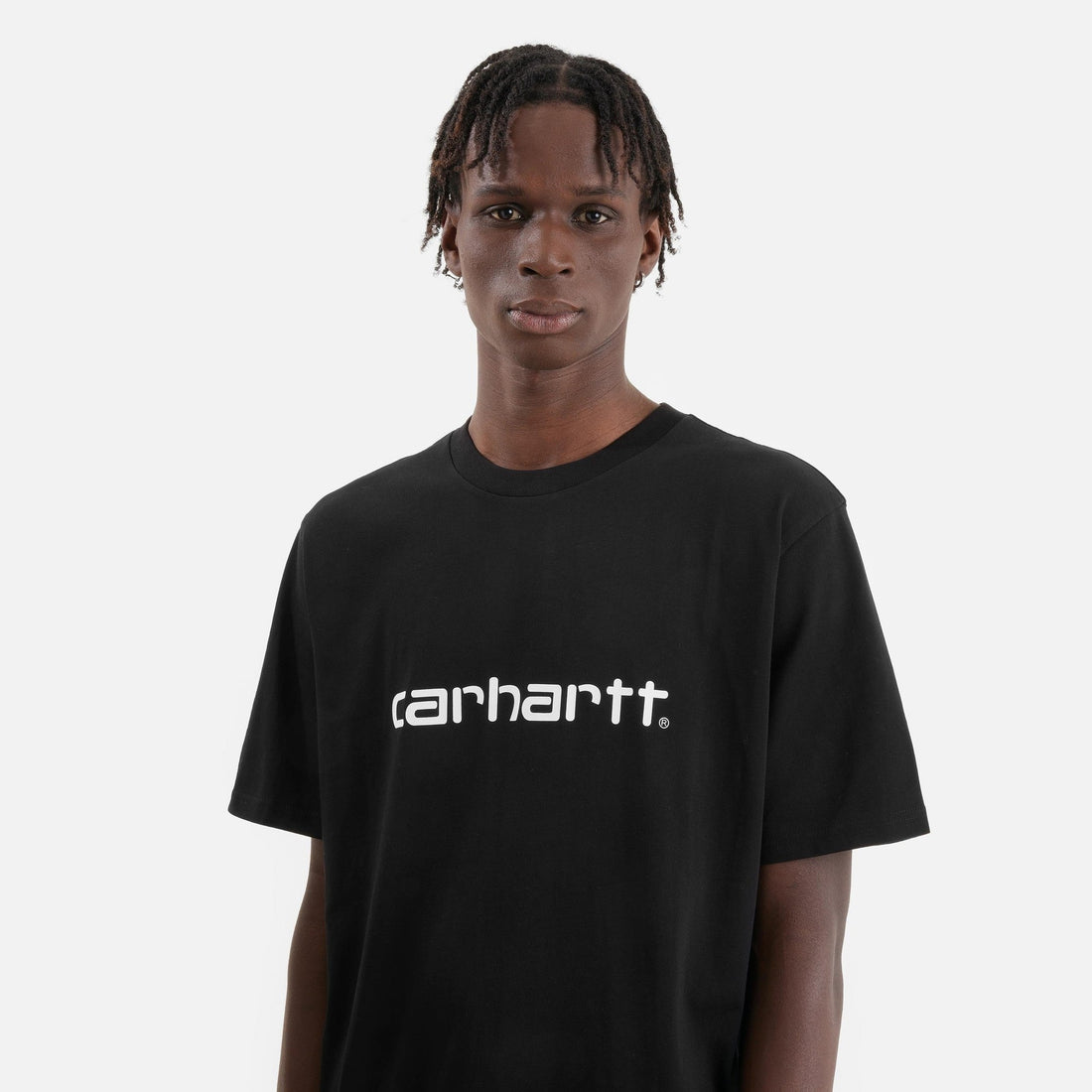 Maglietta T-shirt Carhartt Script black white