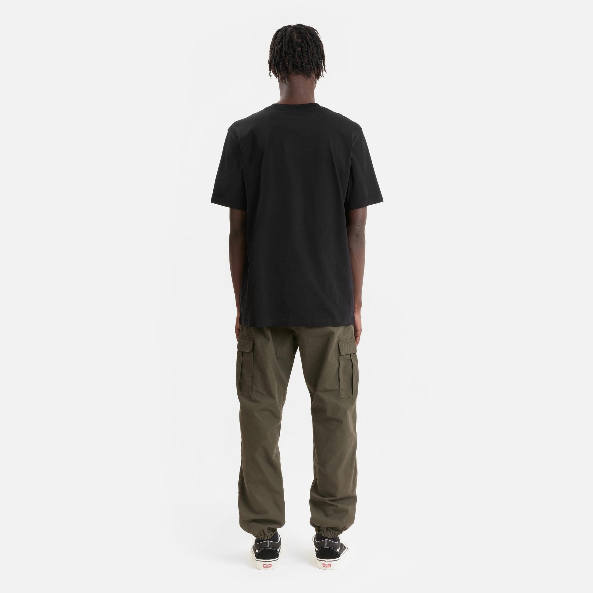 Maglietta T-shirt Carhartt Script black white