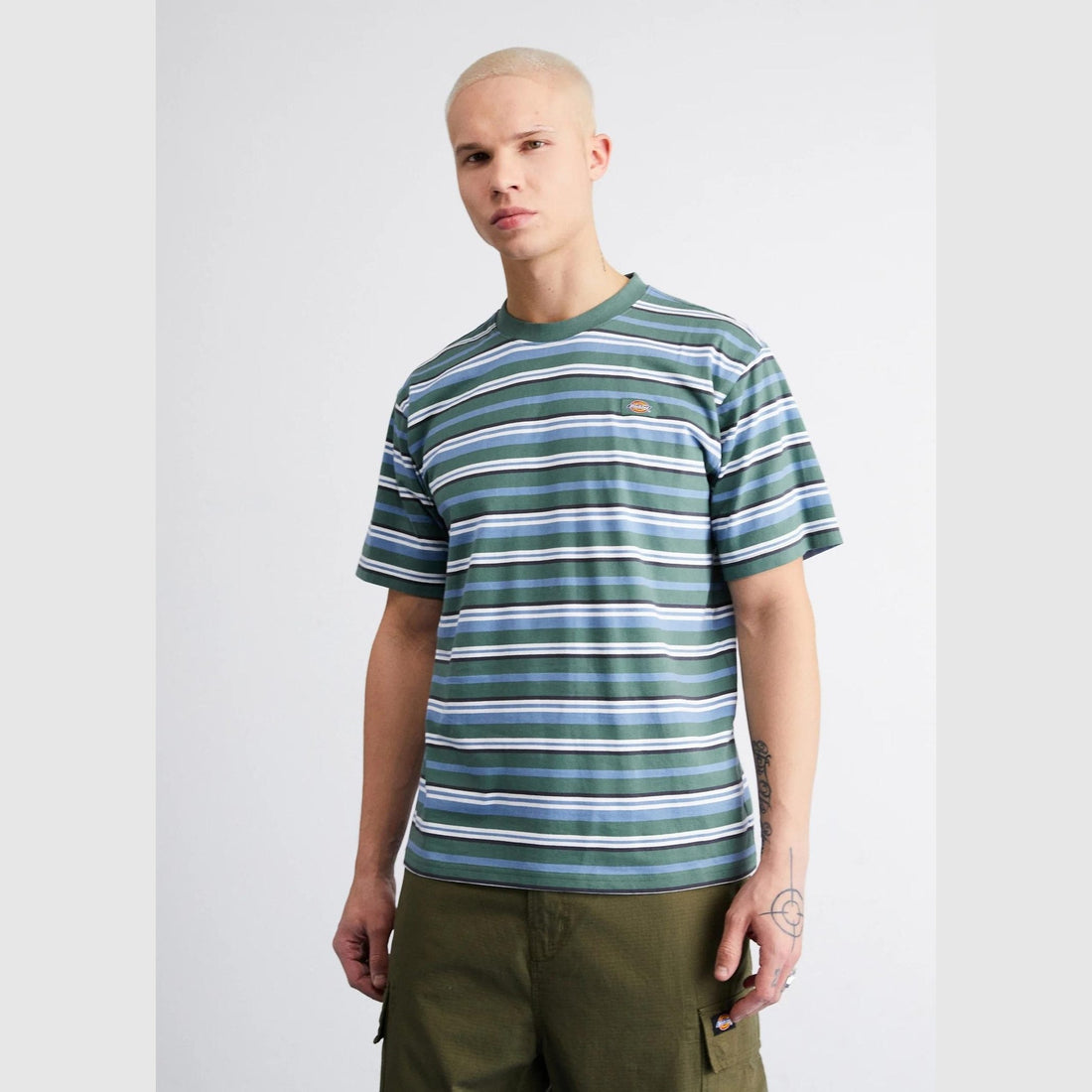 Maglietta T-shirt Dickies Glade Spring blue stripe
