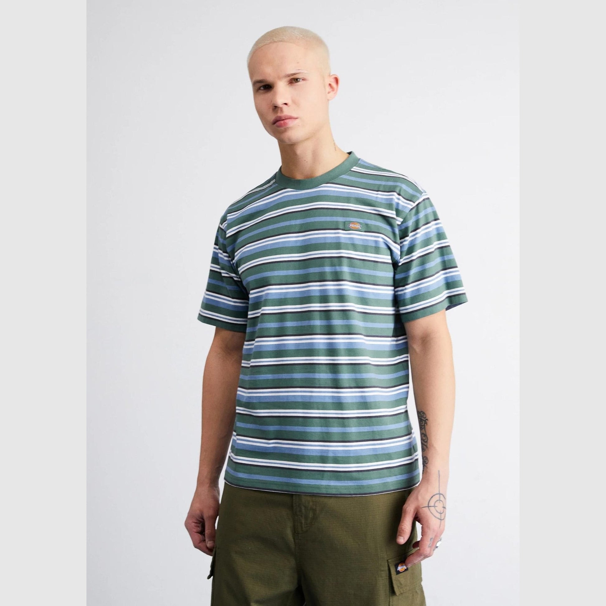 Maglietta T-shirt Dickies Glade Spring blue stripe
