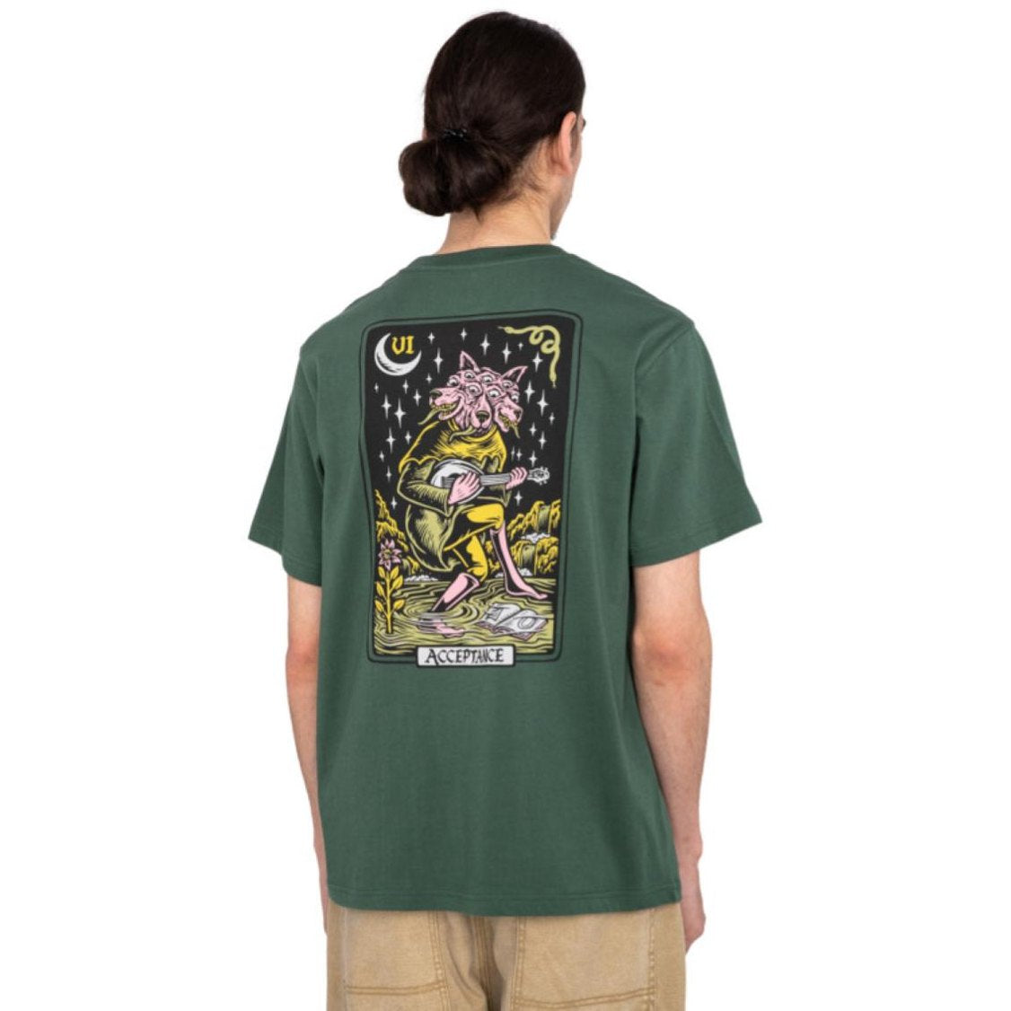 Maglietta T-shirt Element Acceptan dark green