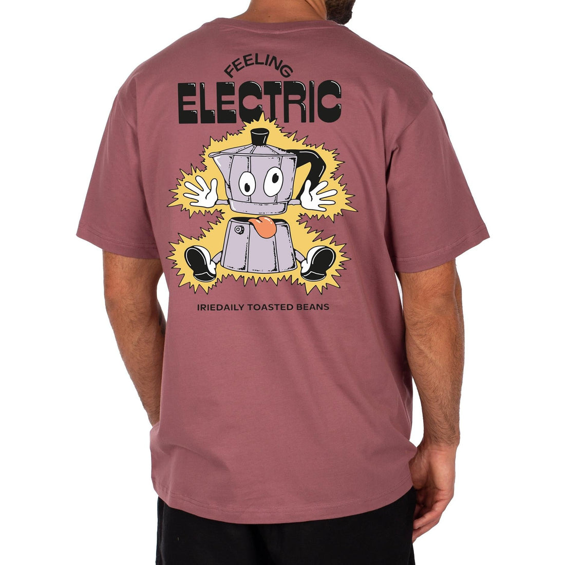 Maglietta T-shirt Iriedaily Coffeelectric plum