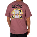 Maglietta T-shirt Iriedaily Coffeelectric plum