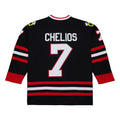 Maglietta T-shirt Mitchell & Ness Chris Chelios Chicago Blackhawks black