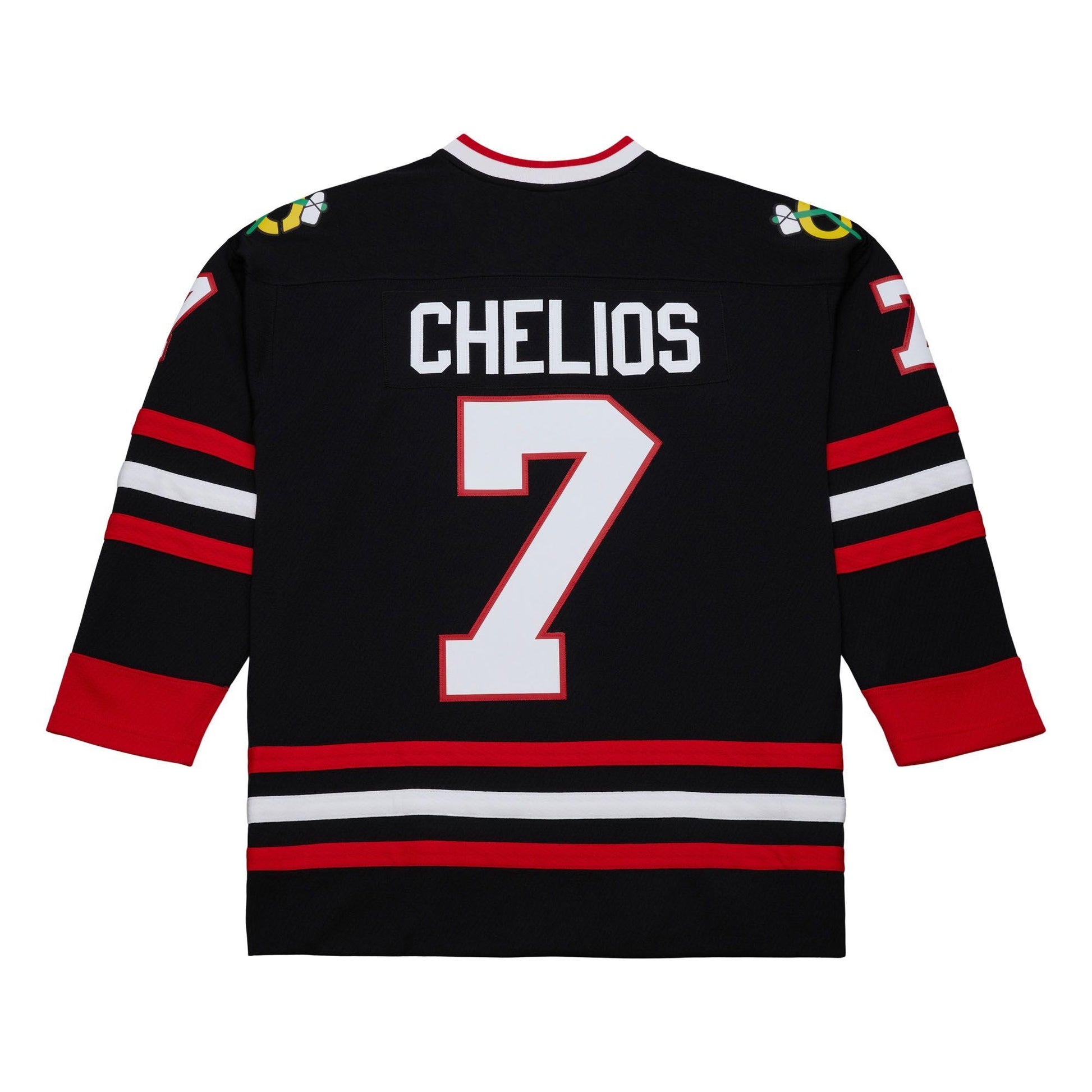 Maglietta T-shirt Mitchell & Ness Chris Chelios Chicago Blackhawks black