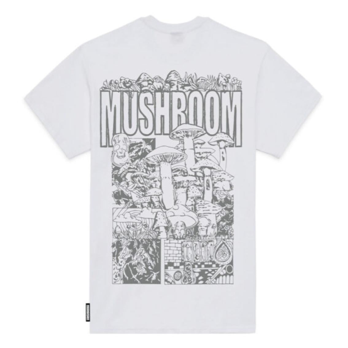 Maglietta T-shirt Mushroom Cartoon white