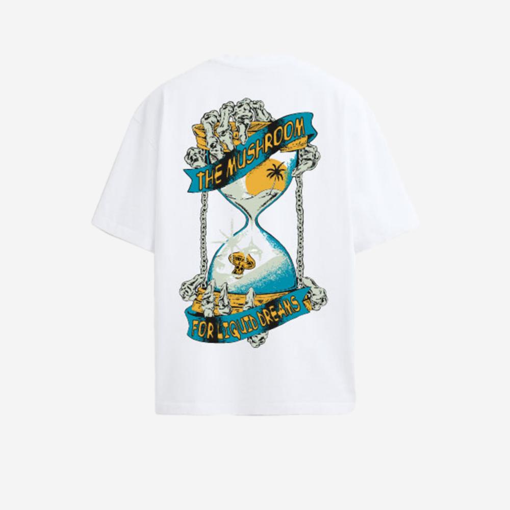 Maglietta T-shirt Mushrooms For Liquid Dreams White