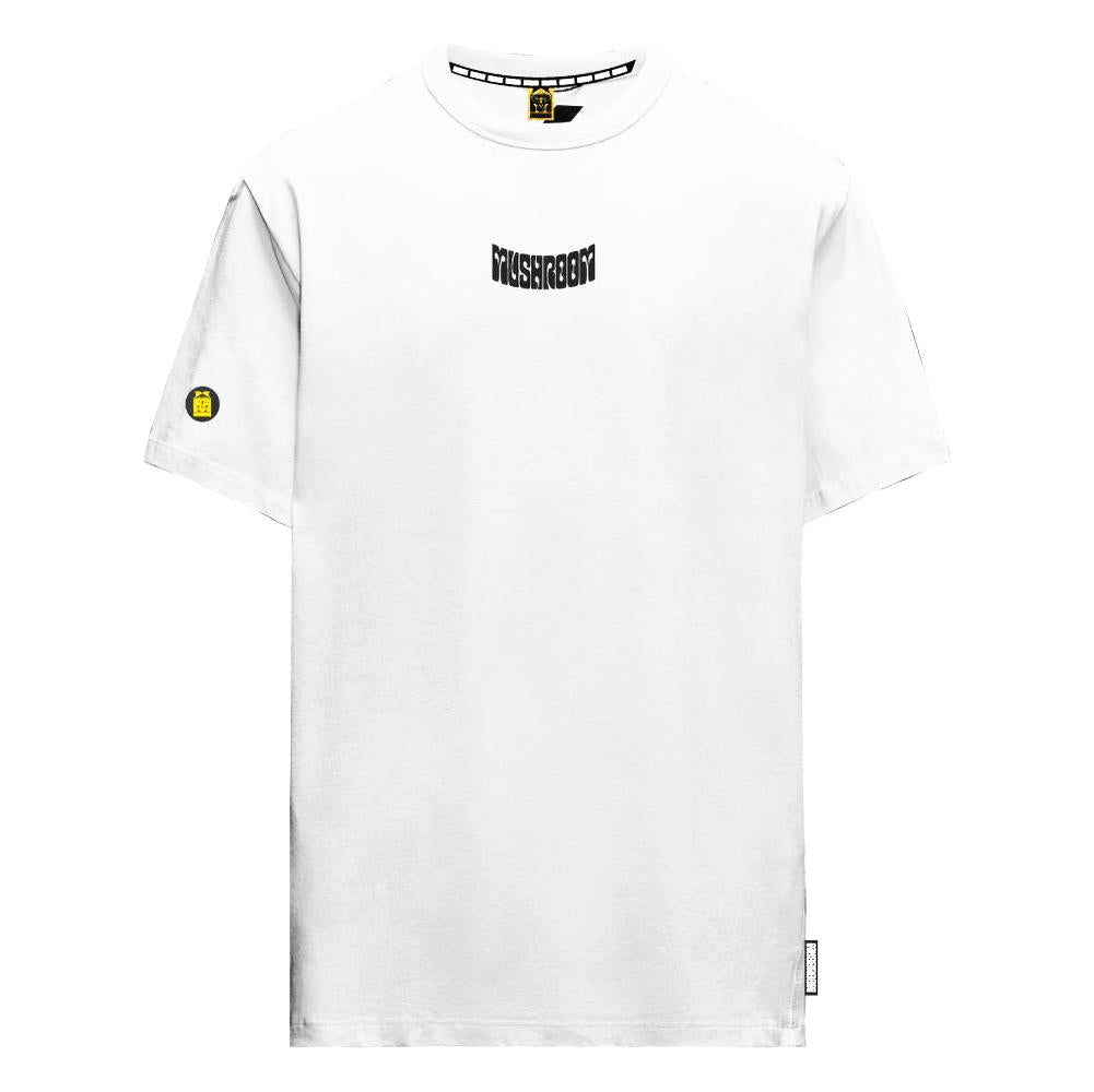 Maglietta T-shirt Mushrooms Prayer Flame white