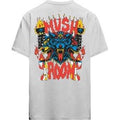 Maglietta T-shirt Mushrooms Wolf Fire Wht