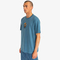 Maglietta T-shirt Rvca Whiskey Bite navy