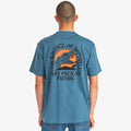 Maglietta T-shirt Rvca Whiskey Bite navy