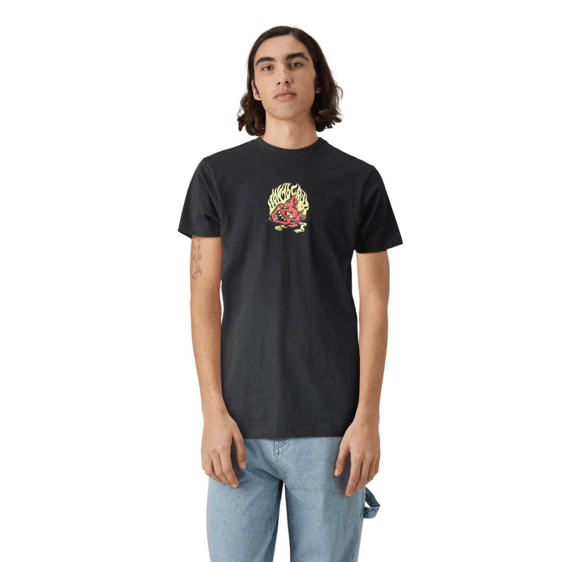 Maglietta T-shirt Santa Cruz Delfino Devil Mask black
