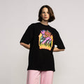 Maglietta T-shirt Santa Cruz Delfino Devil Oversized black