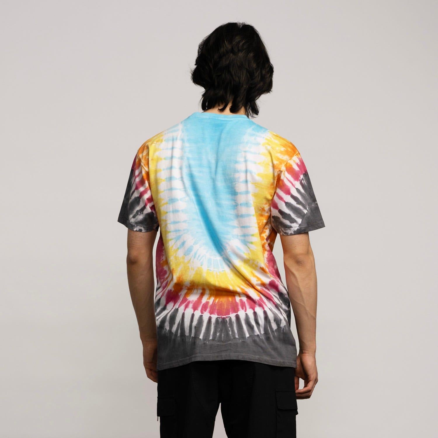 Maglietta T-shirt Santa Cruz Dressen Rose Crew black rainbow