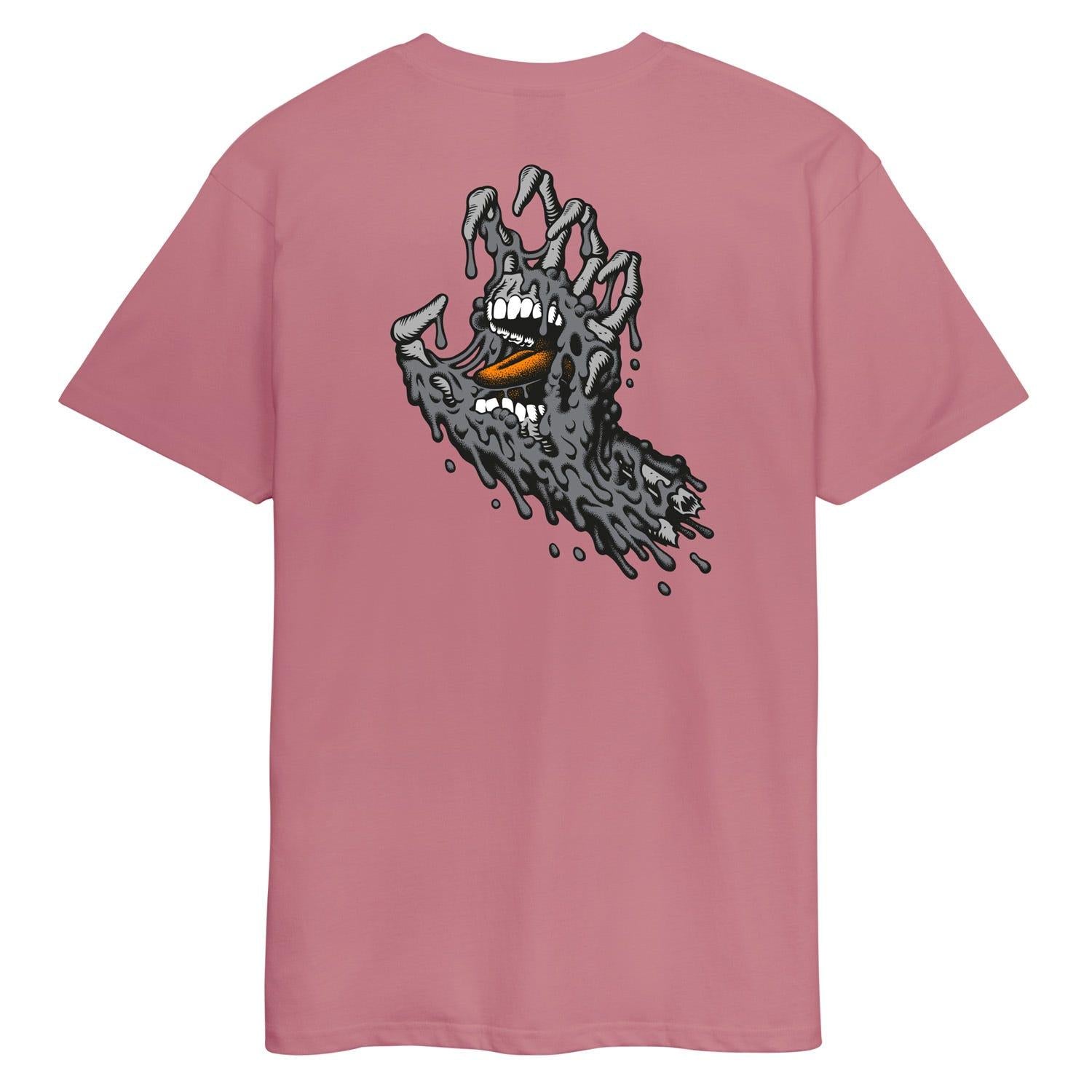 Maglietta T-shirt Santa Cruz Melting Hand dusty rose