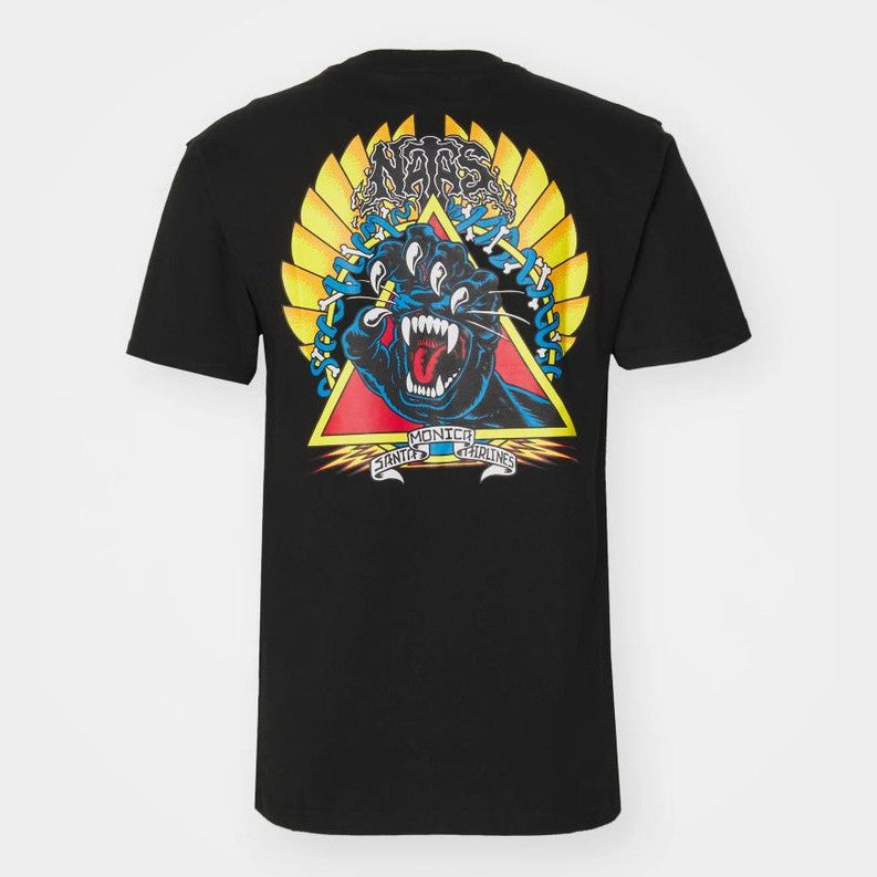 Maglietta T-shirt Santa Cruz Natas Screaming Panther black