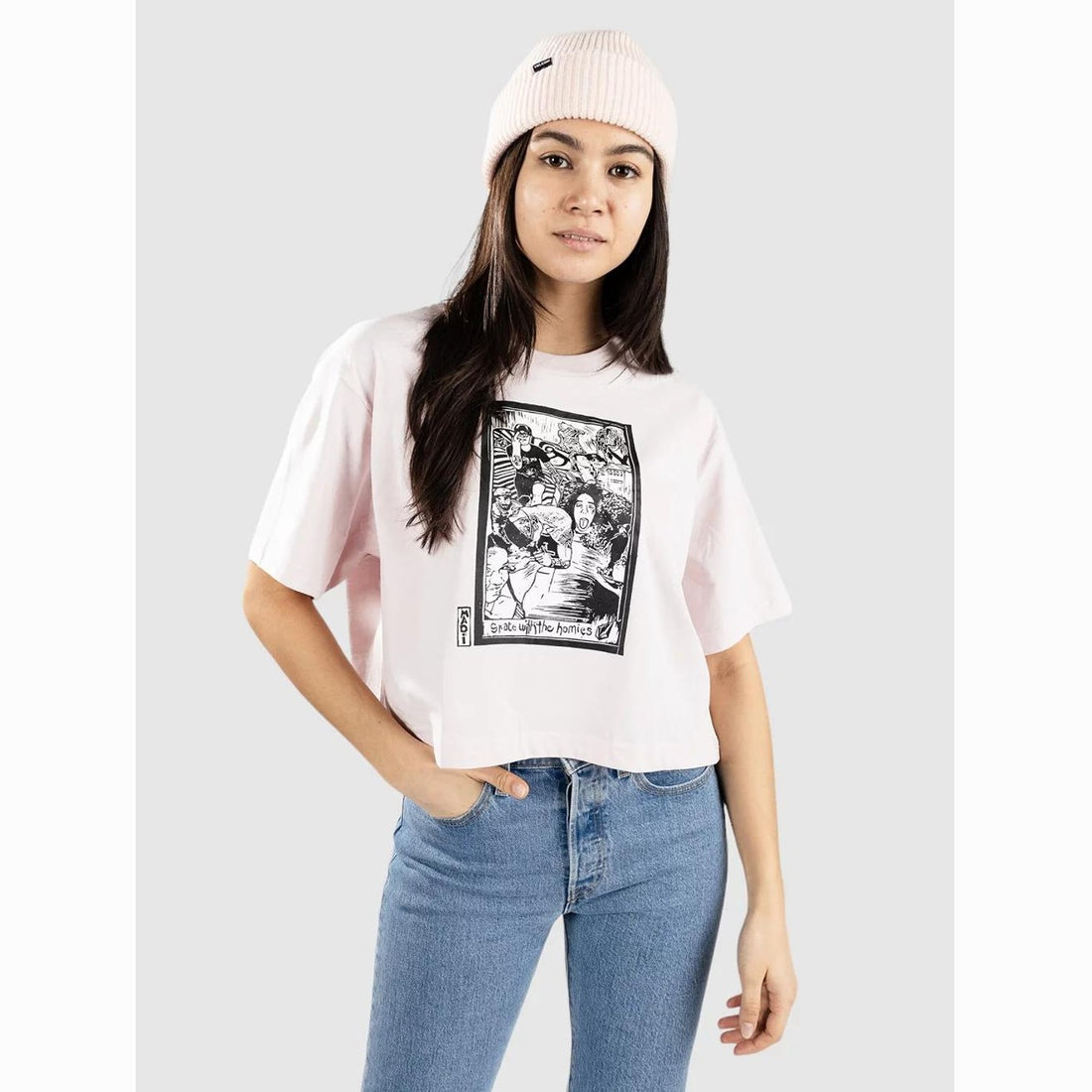 Maglietta T-shirt Volcom Drumstone lilac