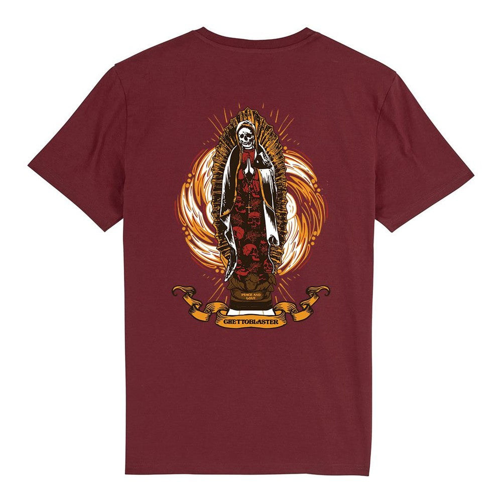 Maglietta T-shirt unisex Ghettoblaster Guadalupe burgundy