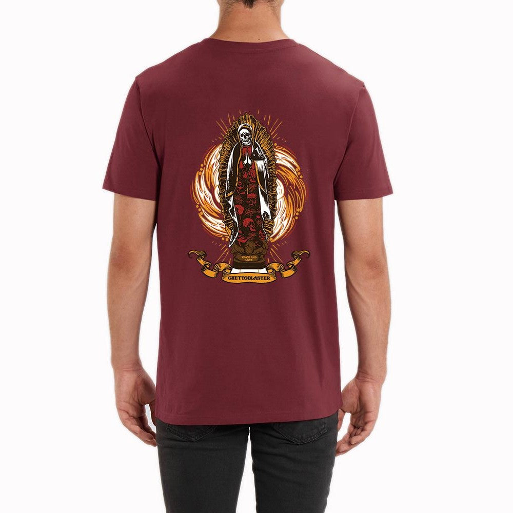 Maglietta T-shirt unisex Ghettoblaster Guadalupe burgundy