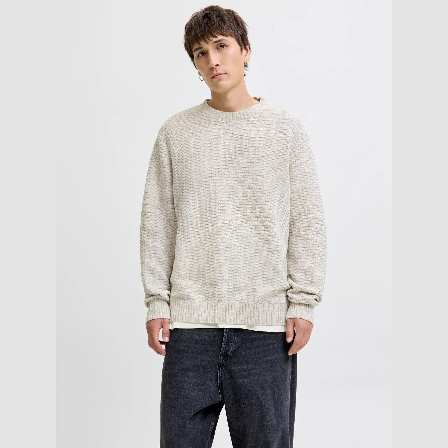 Maglione Jack & Jones Blue jeremy Stone grey