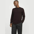 Maglione Jack & Jones Clambswool chocolate plum