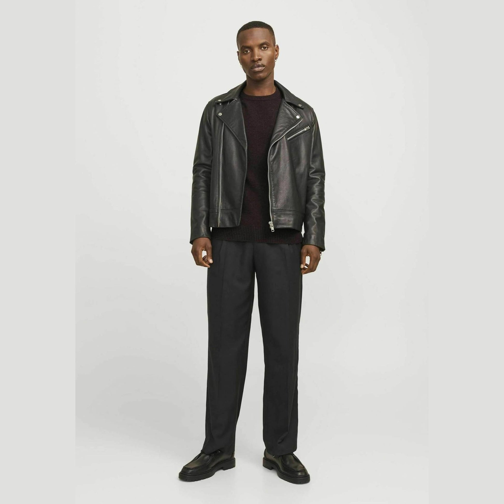 Maglione Jack & Jones Clambswool chocolate plum
