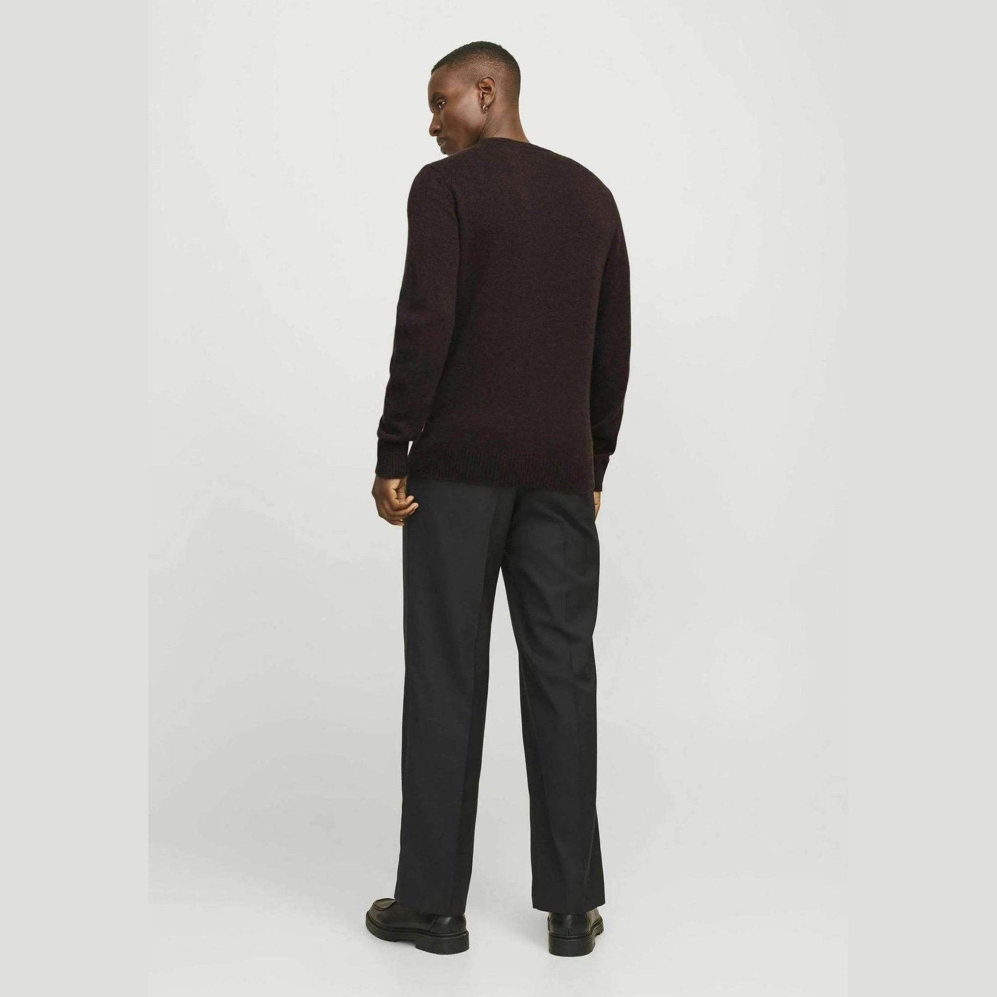 Maglione Jack & Jones Clambswool chocolate plum