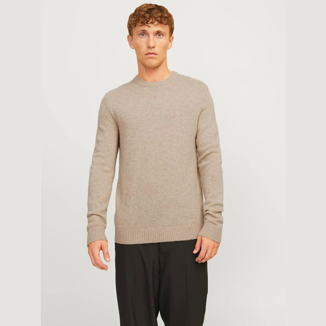 Maglione Jack & Jones Clambswool oatmeal melange