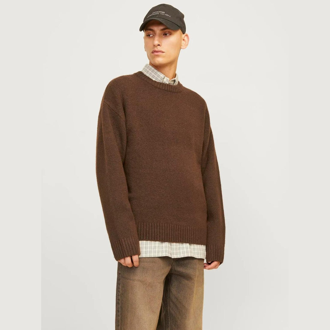 Maglione Jack & Jones Rollie Knitted chocolate lab