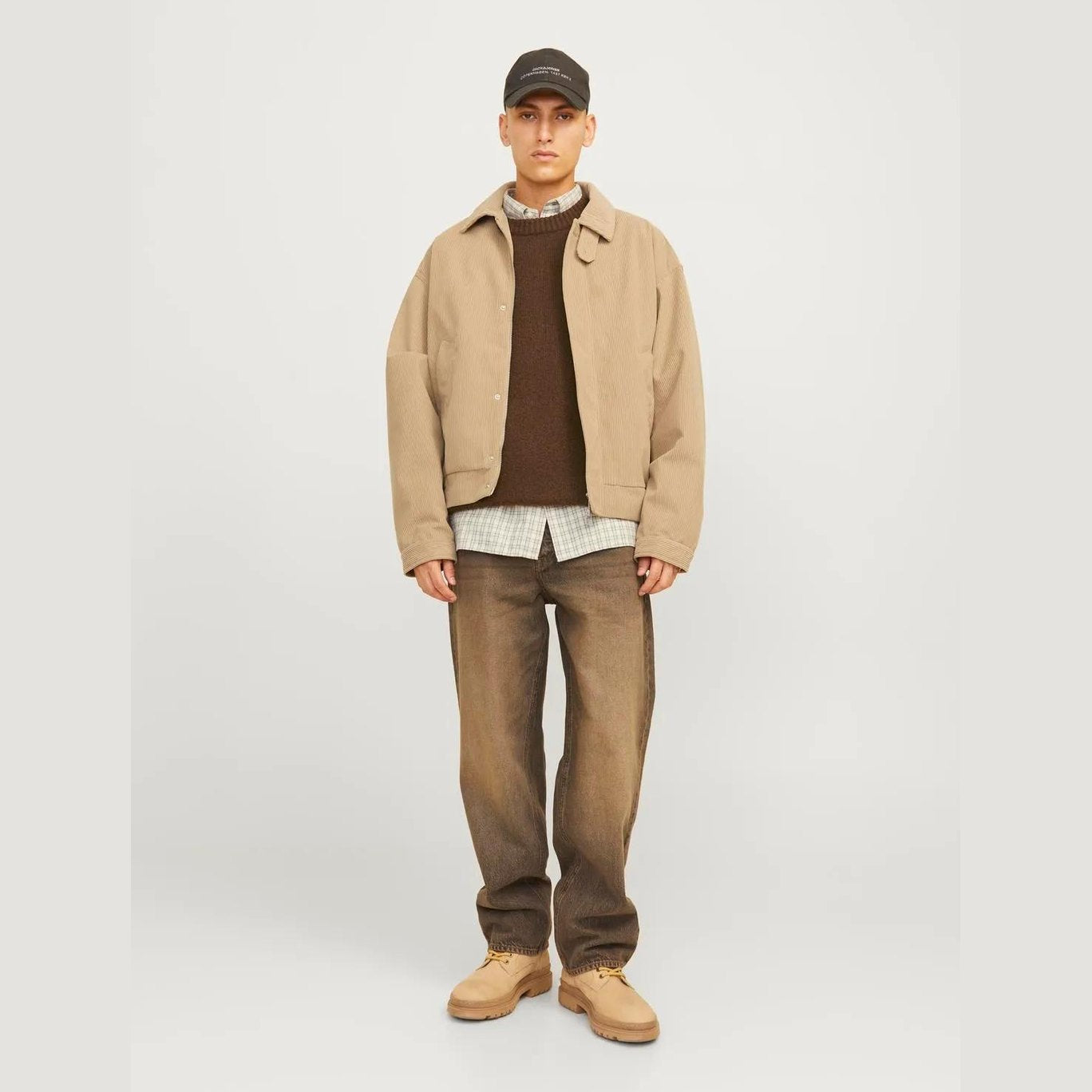Maglione Jack & Jones Rollie Knitted chocolate lab