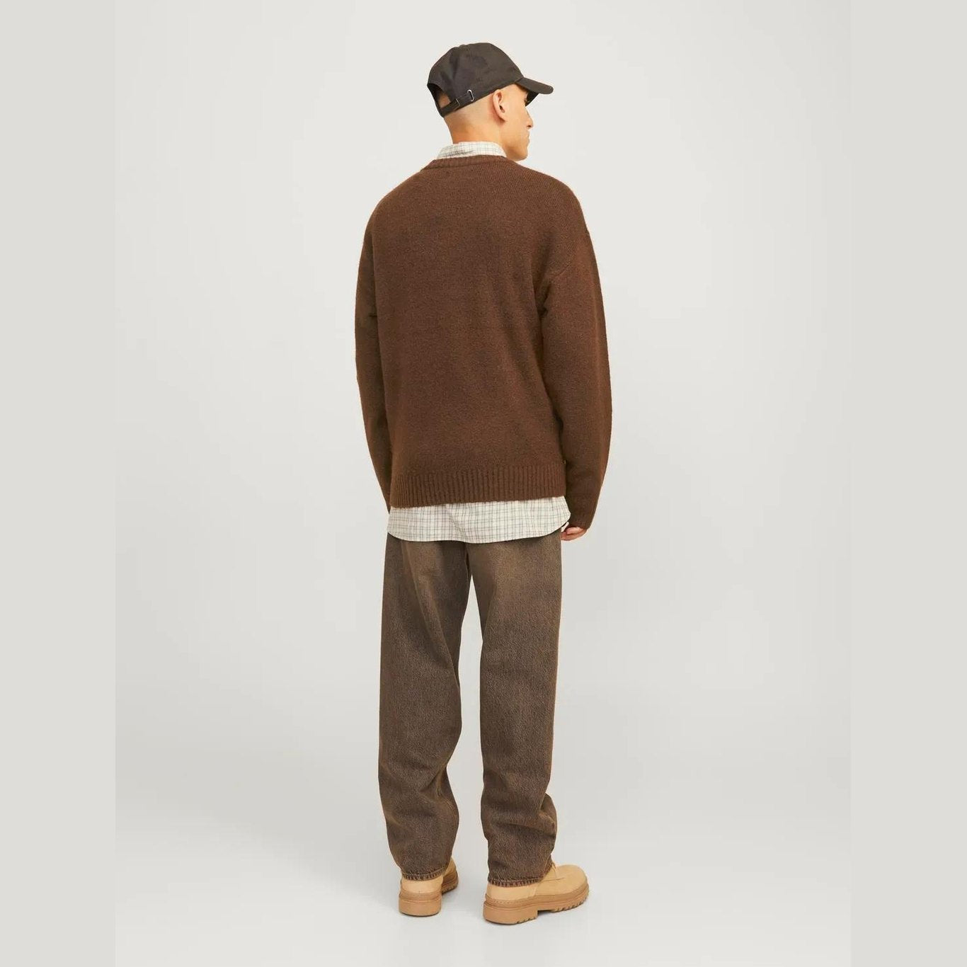 Maglione Jack & Jones Rollie Knitted chocolate lab