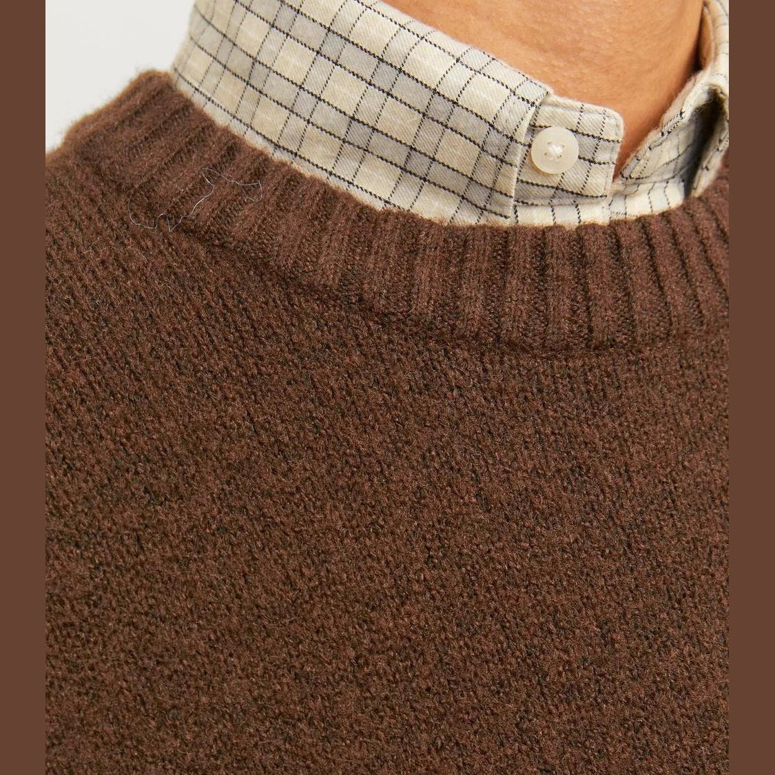 Maglione Jack & Jones Rollie Knitted chocolate lab