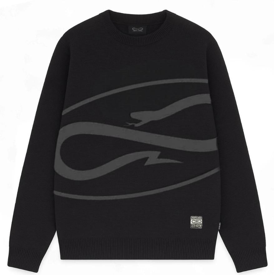 Maglione Propaganda Logo Atom Blk