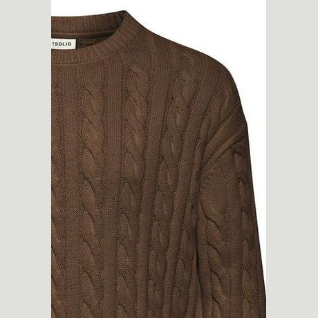 Maglione Solid Malcolm Brown