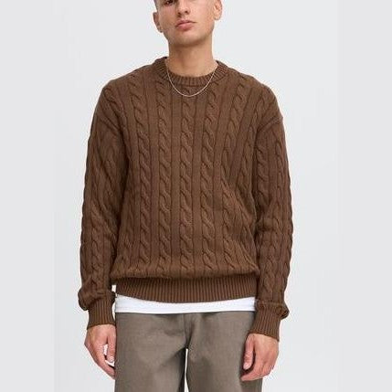 Maglione Solid Malcolm Brown
